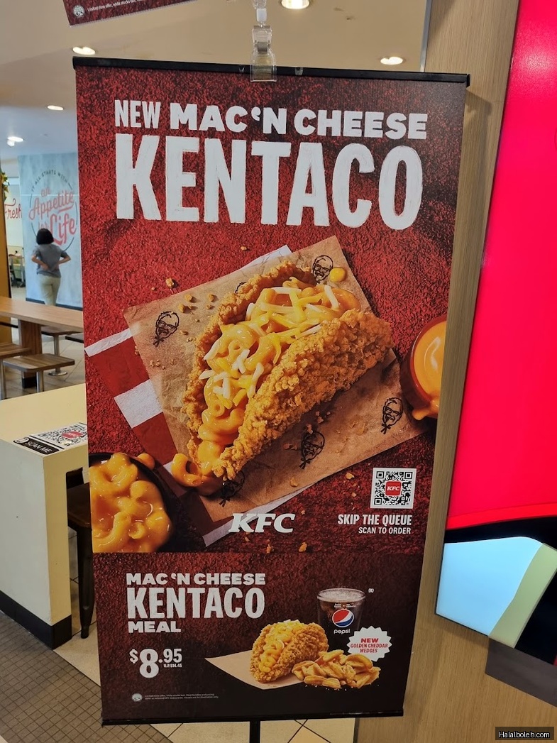 KFC - menu