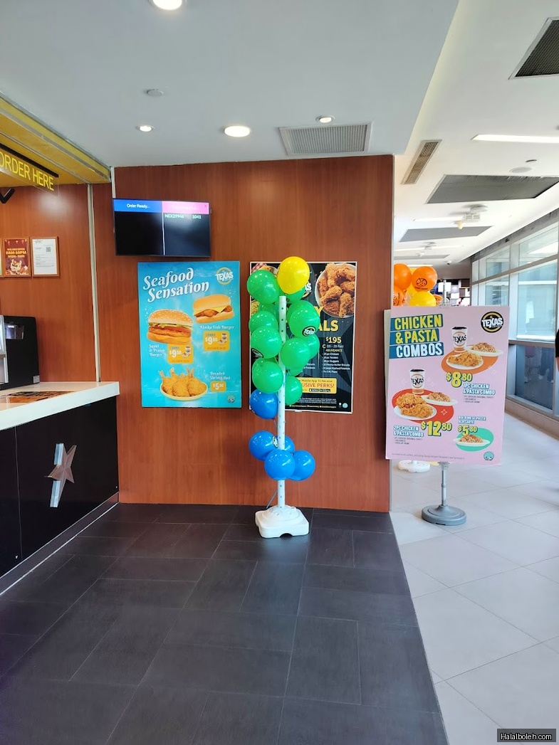 Texas Chicken - menu