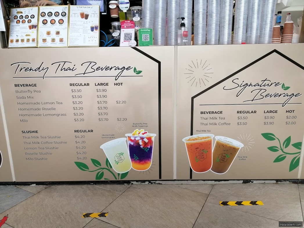 Tuk Tuk Cha - menu