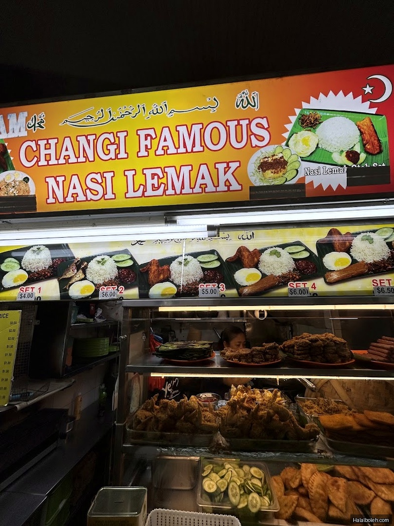Changi Famous Nasi Lemak - menu