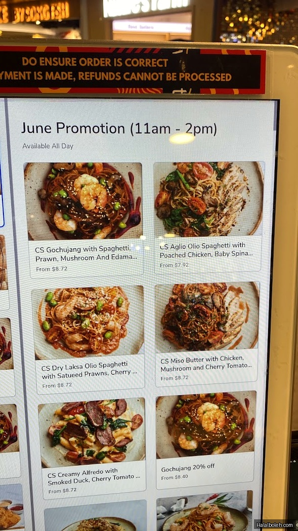 Twyst at Century Square - Menu