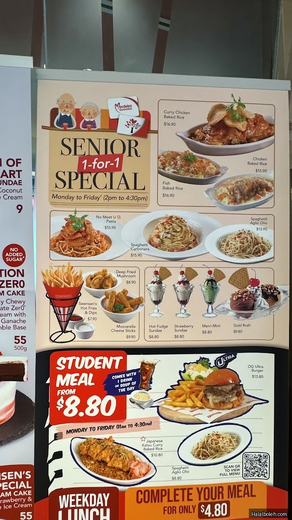 Kopitiam Foodcourt - menu