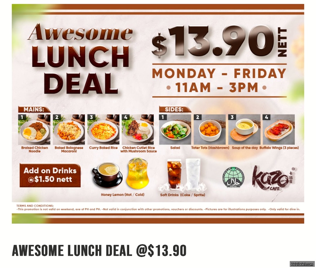 Kazo - menu