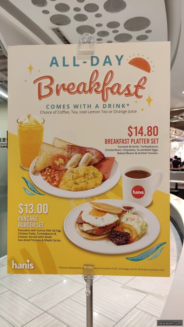 Hanis Cafe & Bakery at Eastpoint Mall - Menu