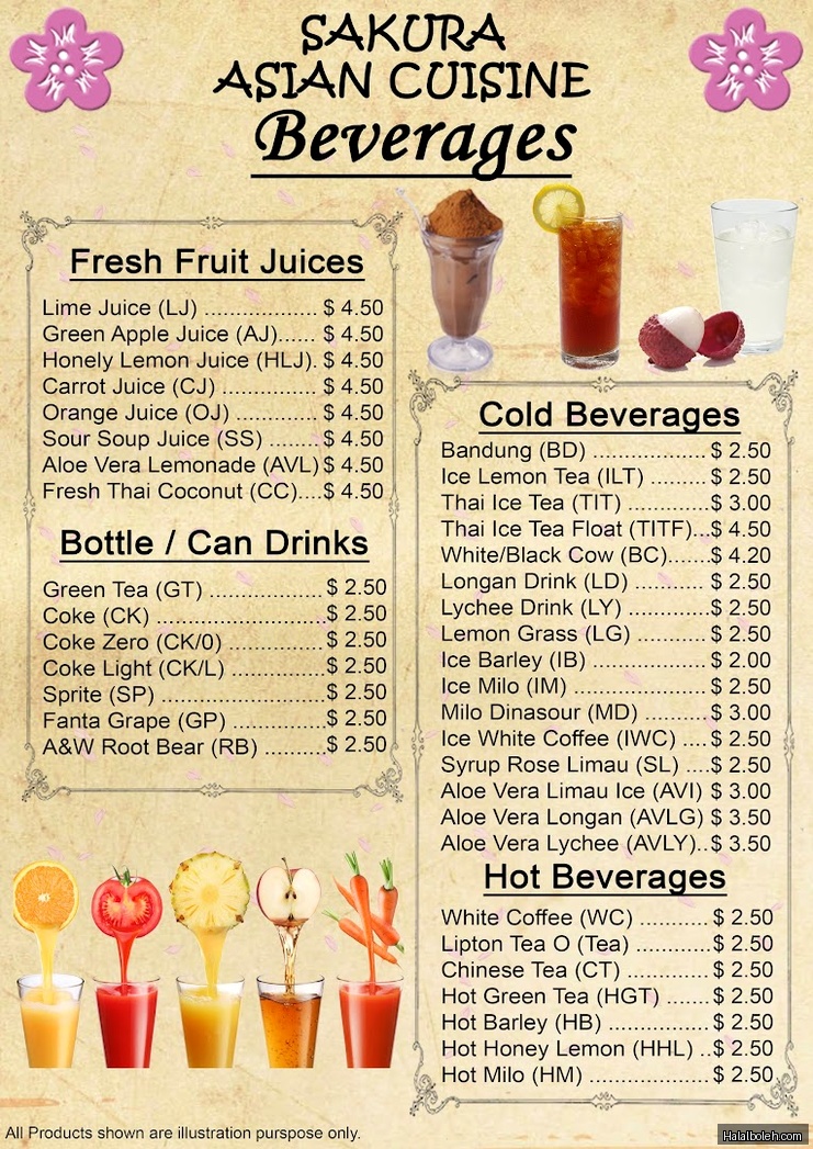 NaNa Thai Restaurant - menu