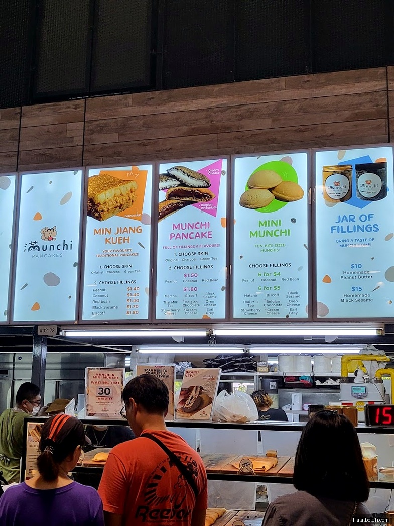 Munchi Pancakes - menu