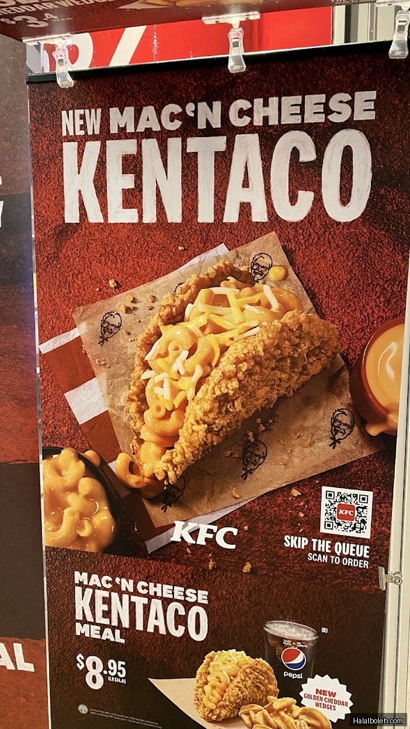 KFC - menu