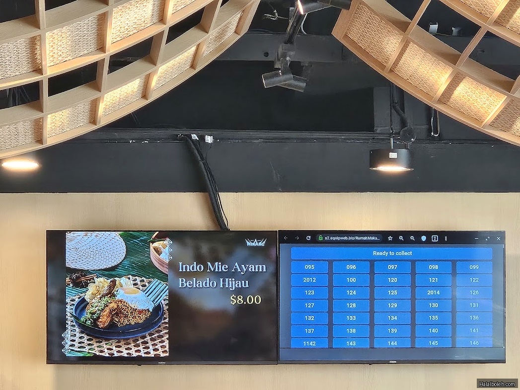 Rumah Makan Minang - menu