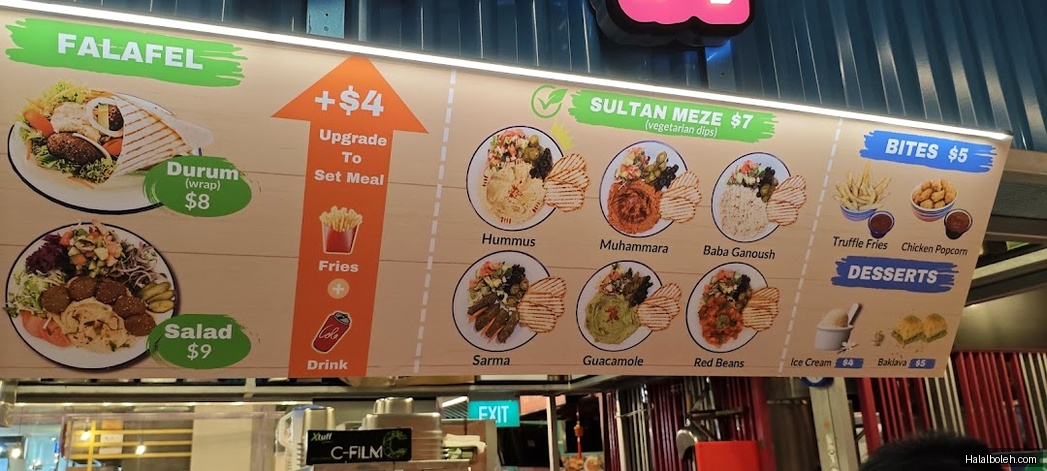 Kebab #1 - menu