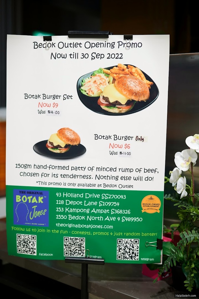 The Original Botak Jones at Bedok Food City - Menu