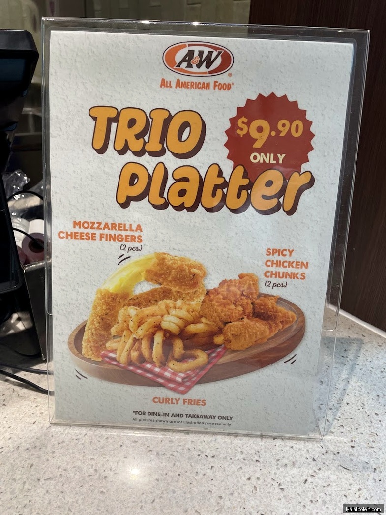 A&W - menu