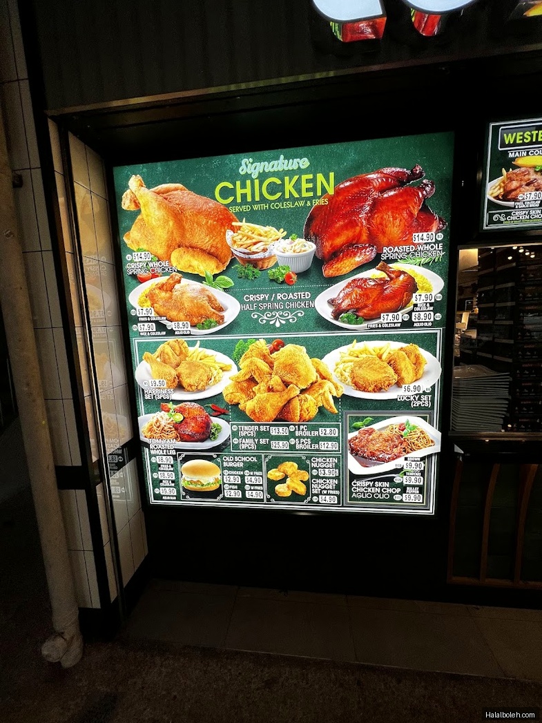 Tenderbest - menu