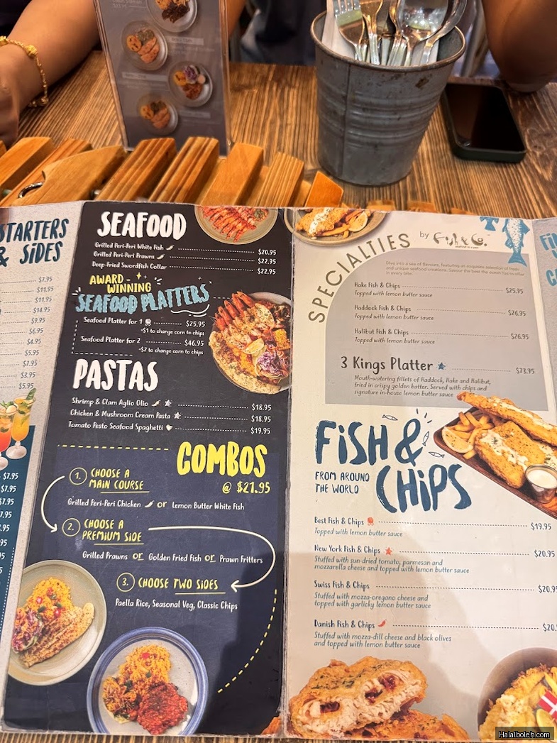 Fish & Co - menu