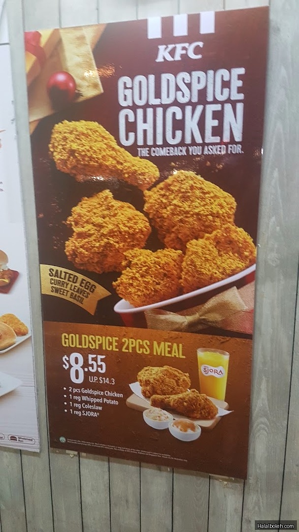 KFC - menu