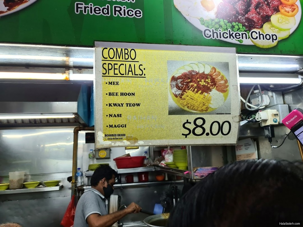 Mohamed Raihan - menu