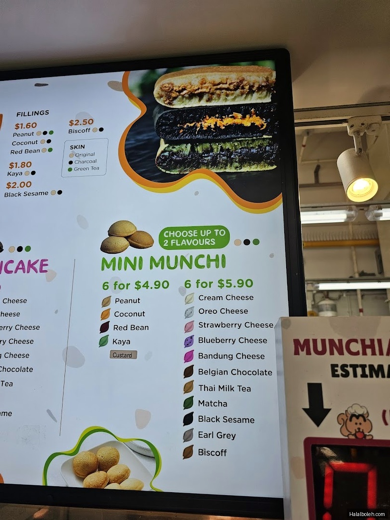 Munchi Pancakes - menu