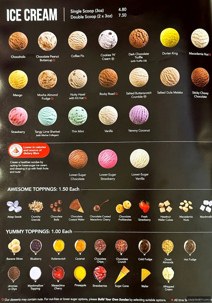 Swensen's - menu