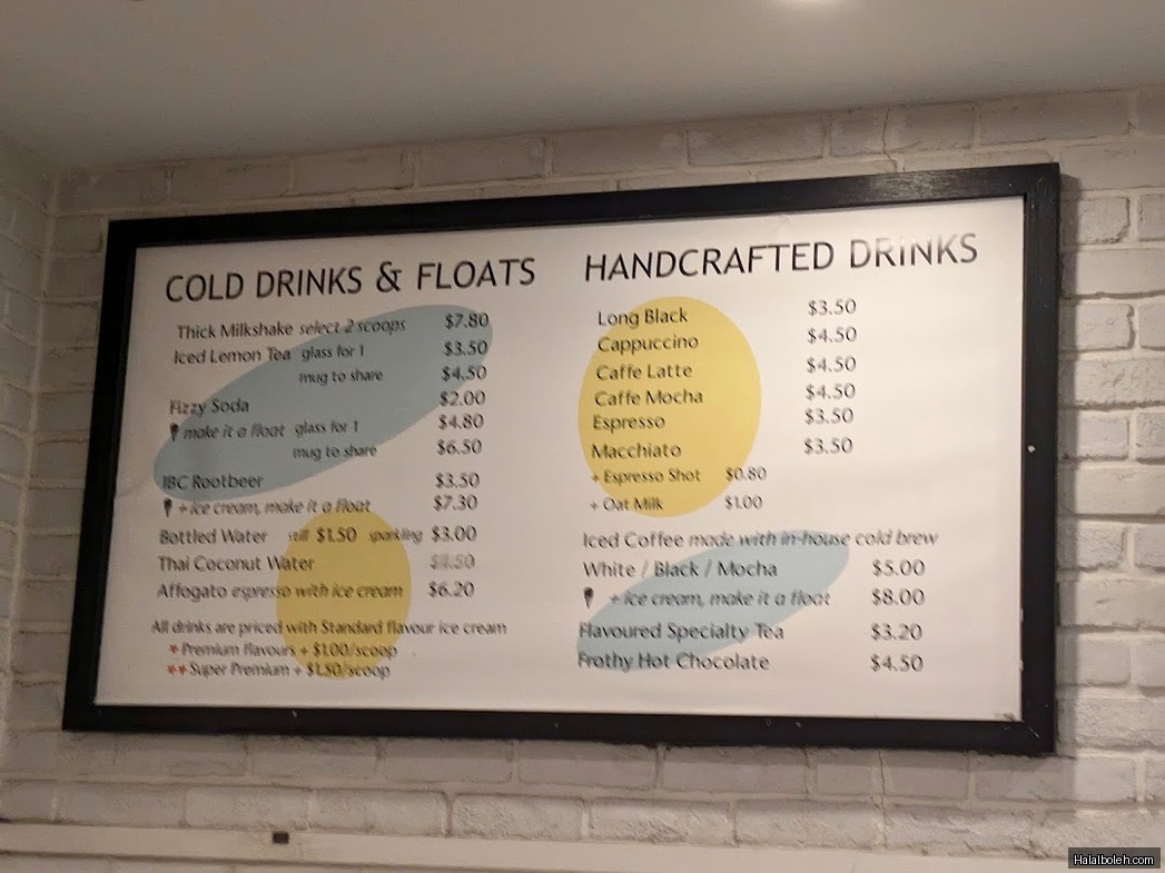 Cafe O - menu