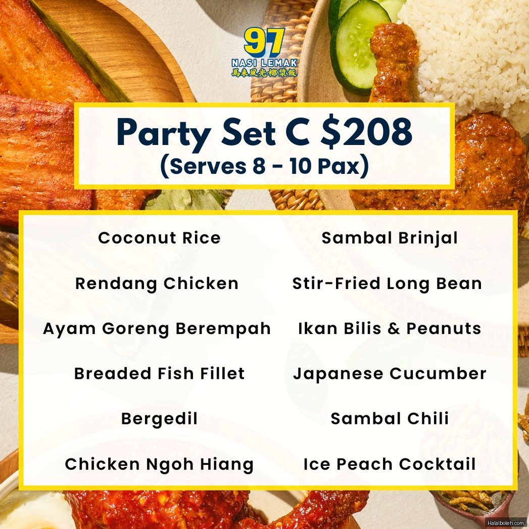 97 Nasi Lemak - menu