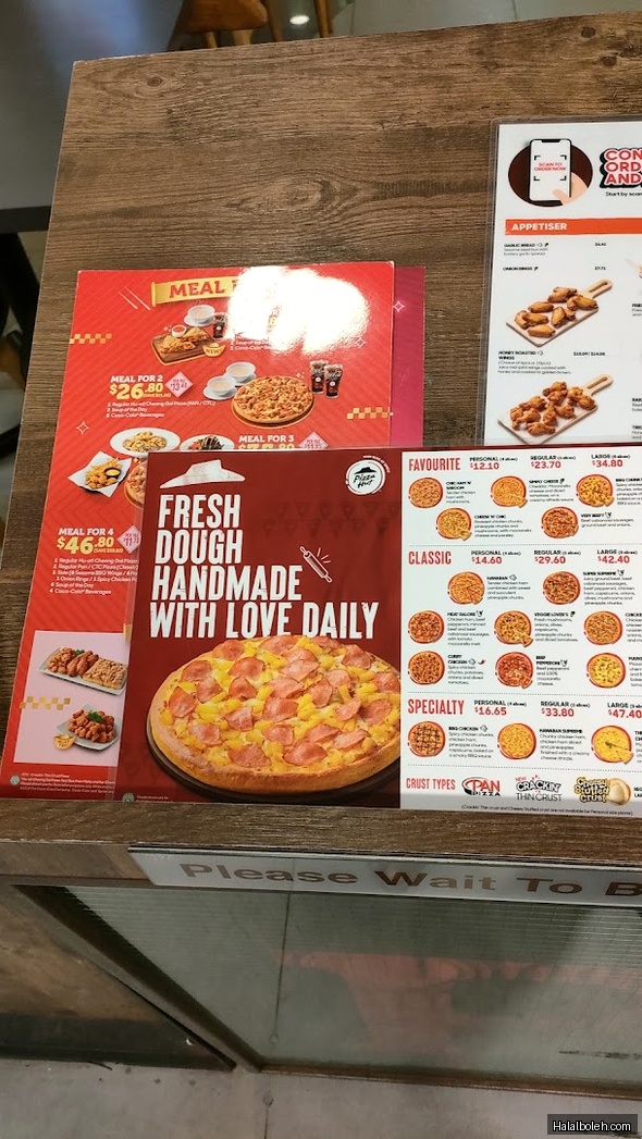 Pizza Hut - menu