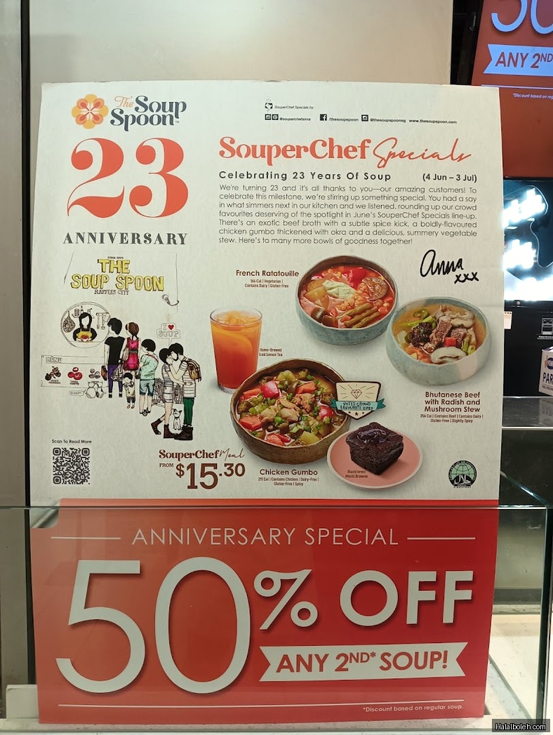 The Soup Spoon - menu