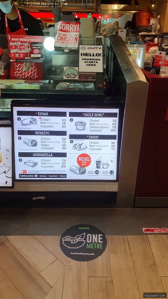 Stuff'd - menu
