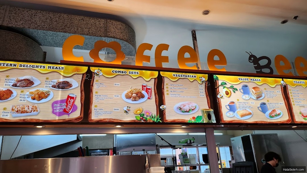 Coffee Bee at Singapore Science Centre - Menu
