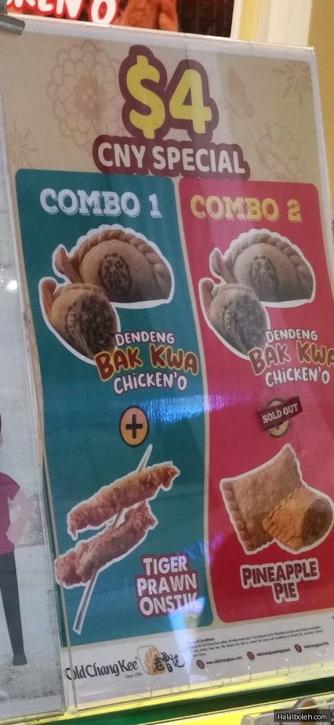 Old Chang Kee - menu