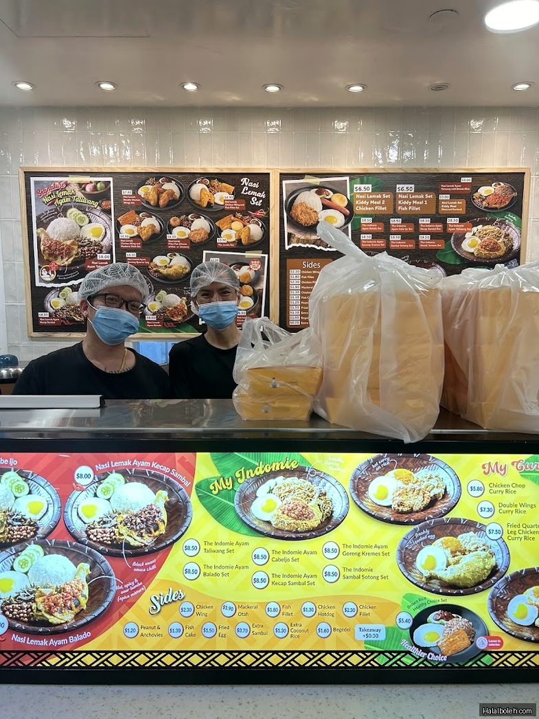 Nasi Lemak Ayam Taliwang - menu