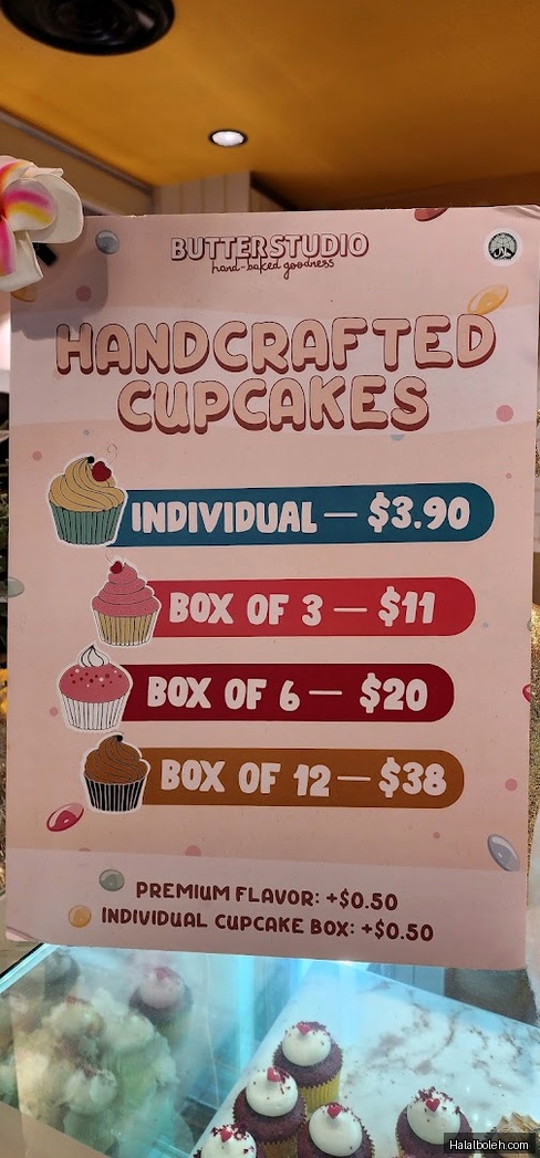 Butter Studio - menu