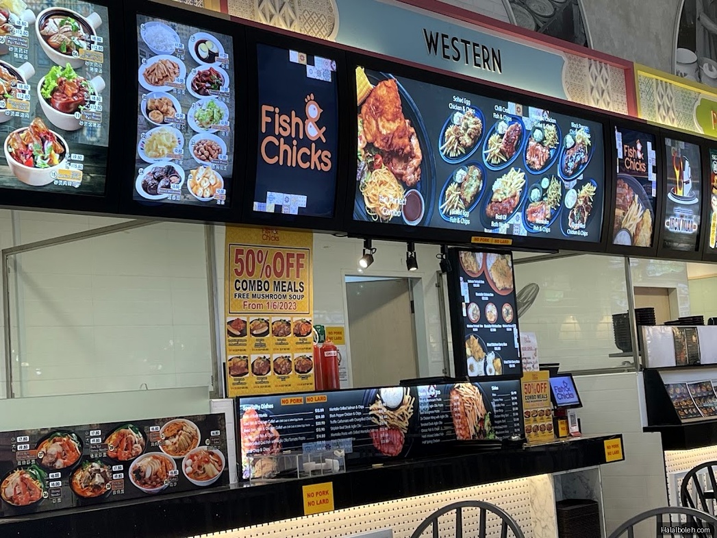 Fish & Chicks - menu