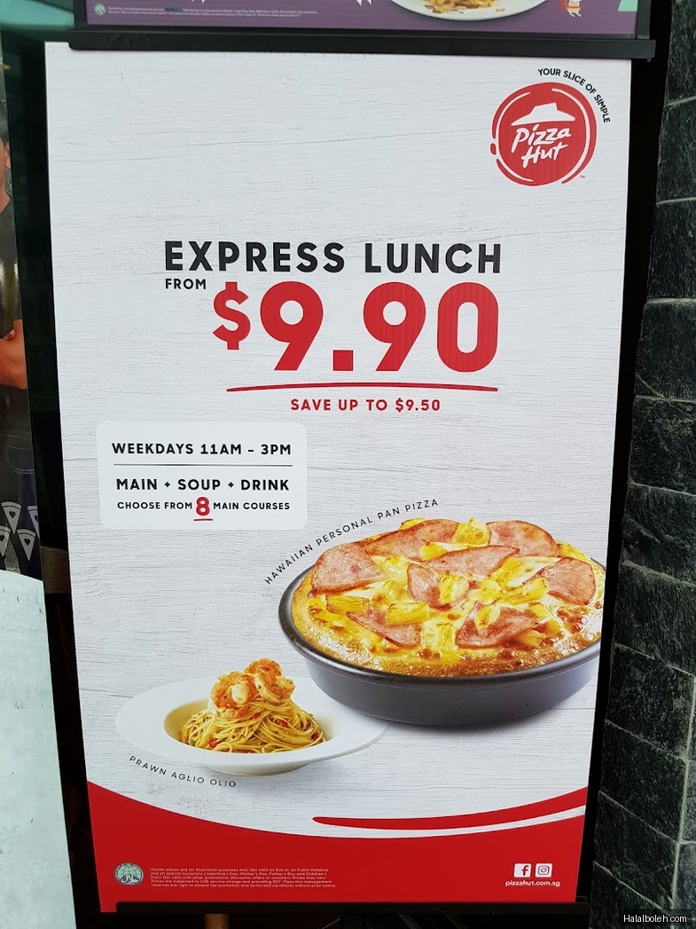 Pizza Hut - menu