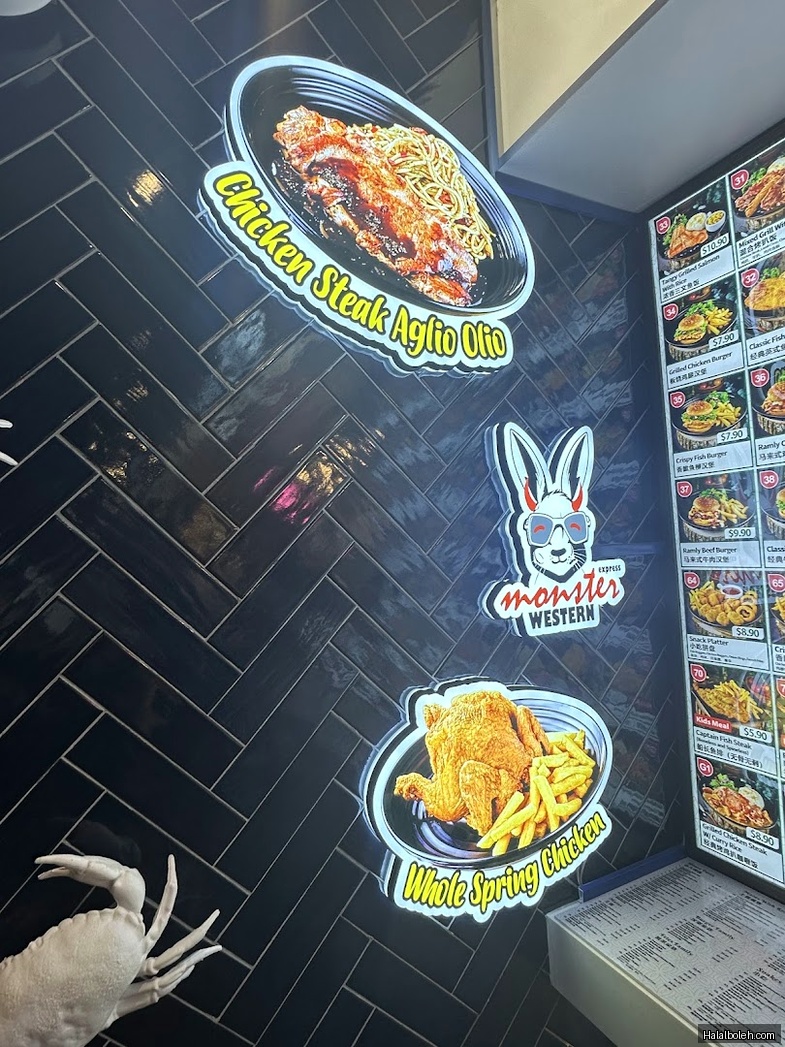 Monster Western - menu