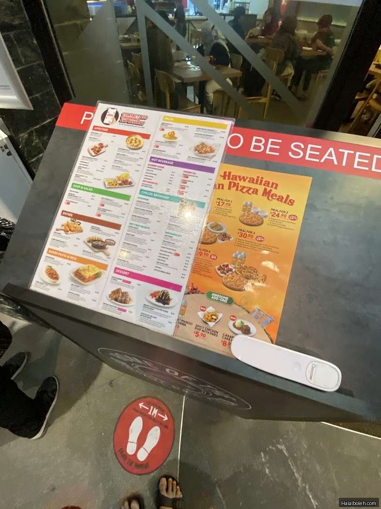 Pizza Hut - menu