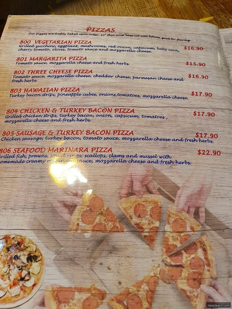 Beyond Pancakes - menu