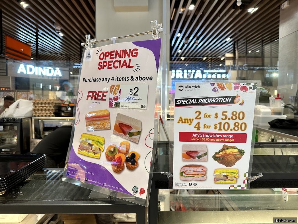 San.wich - menu