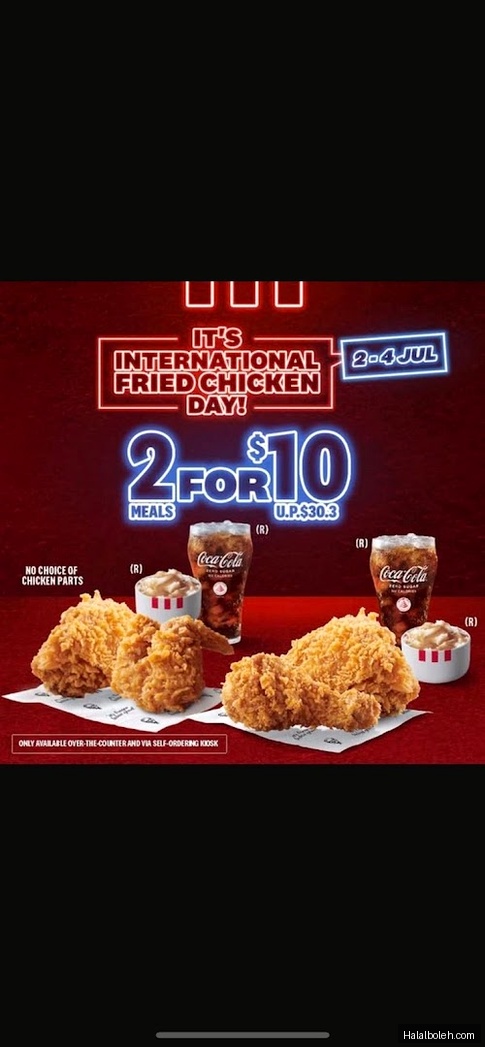 KFC - menu