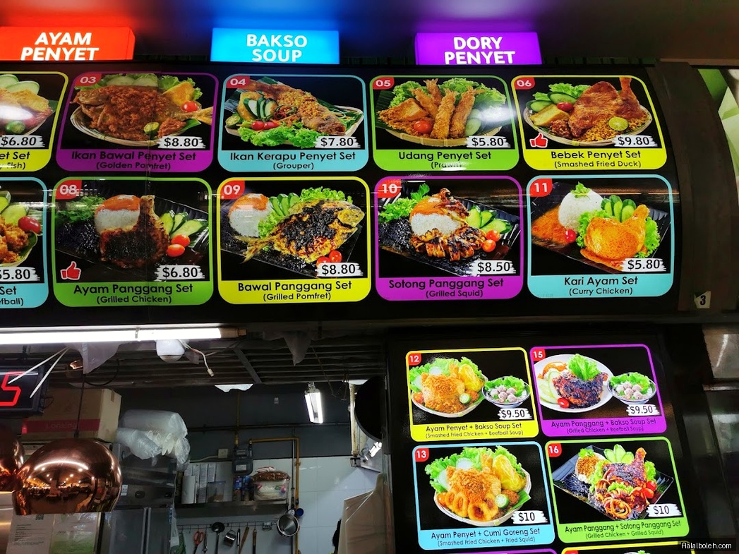 Mr Teh Tarik Eating House - menu