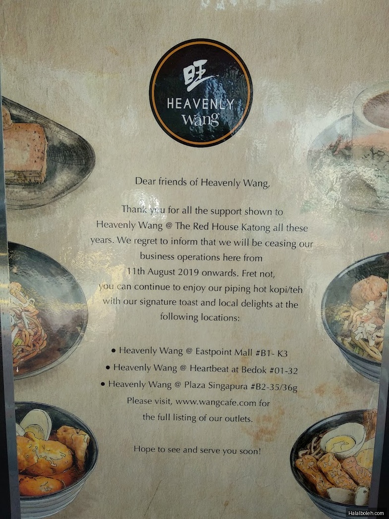 Heavenly Wang - menu