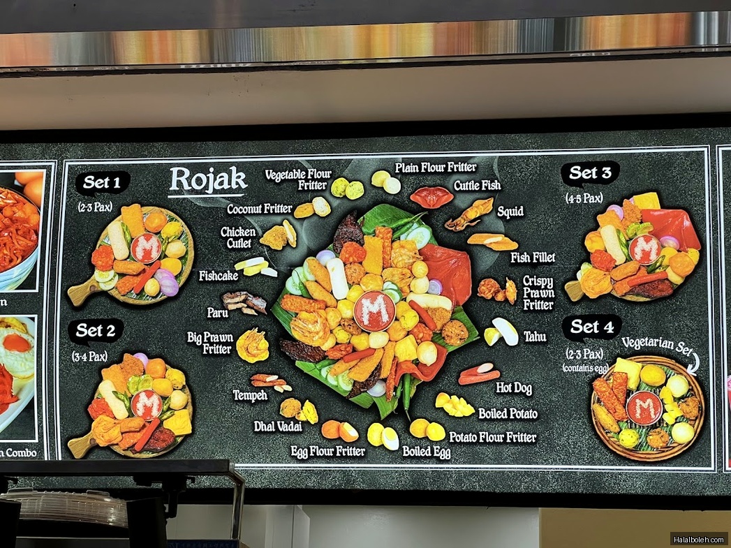 Ministry of Rojak - menu
