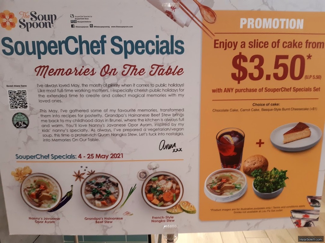 The Soup Spoon - menu