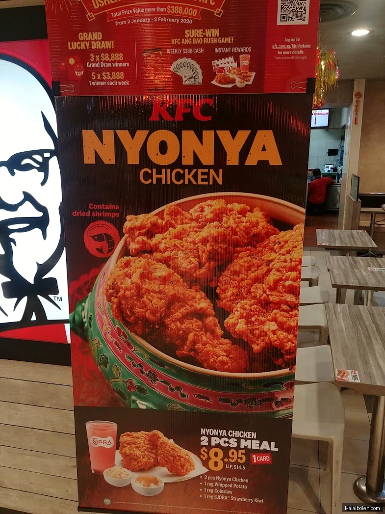 KFC - menu