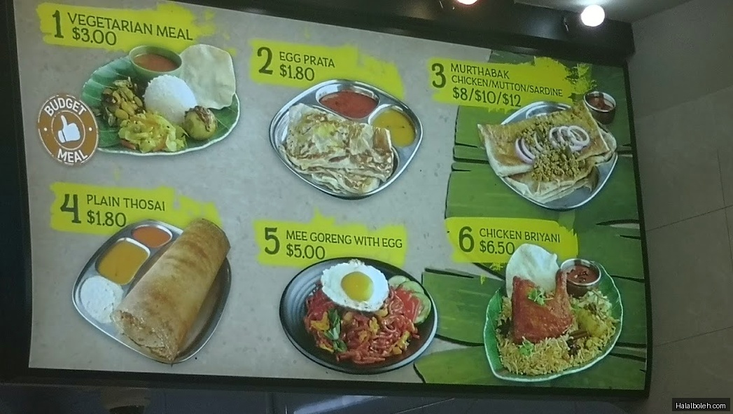 Kopitiam Foodcourt - menu