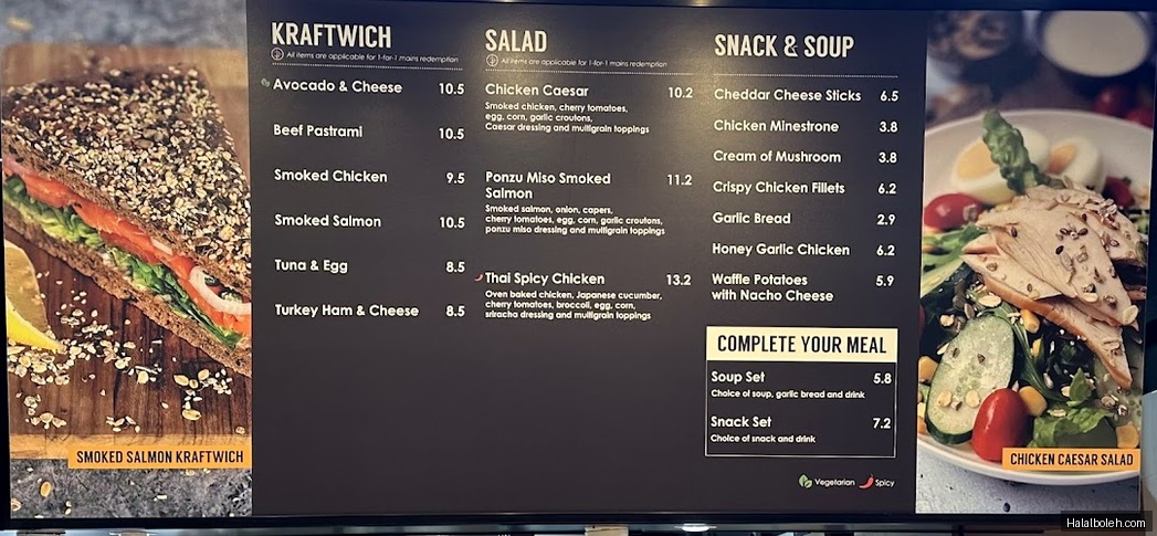 PastaMania at 1 Fusionopolis Way - Menu