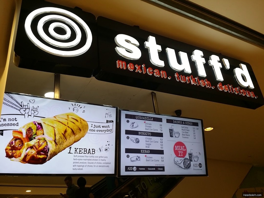 Stuff'd - menu