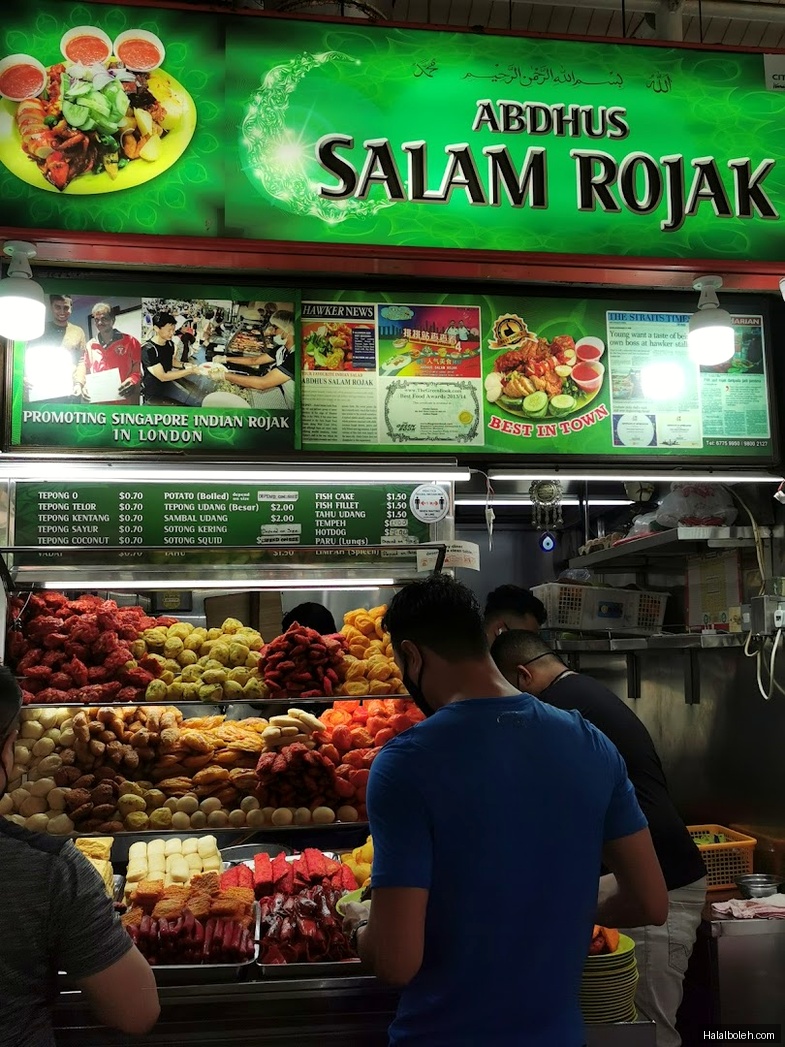 Abhus Salam Rojak - menu