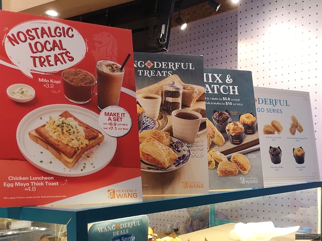 Heavenly Wang - menu