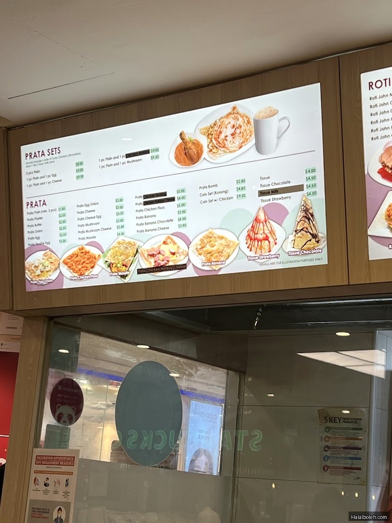 Mr Teh Tarik Express - menu
