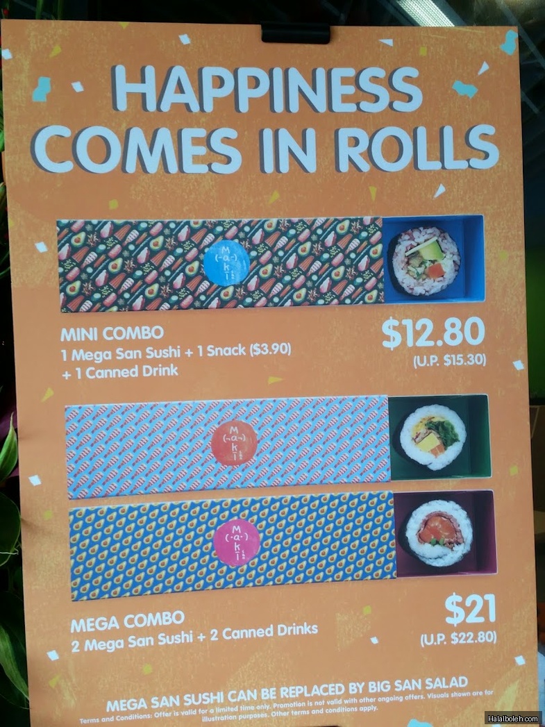 Maki-San - menu