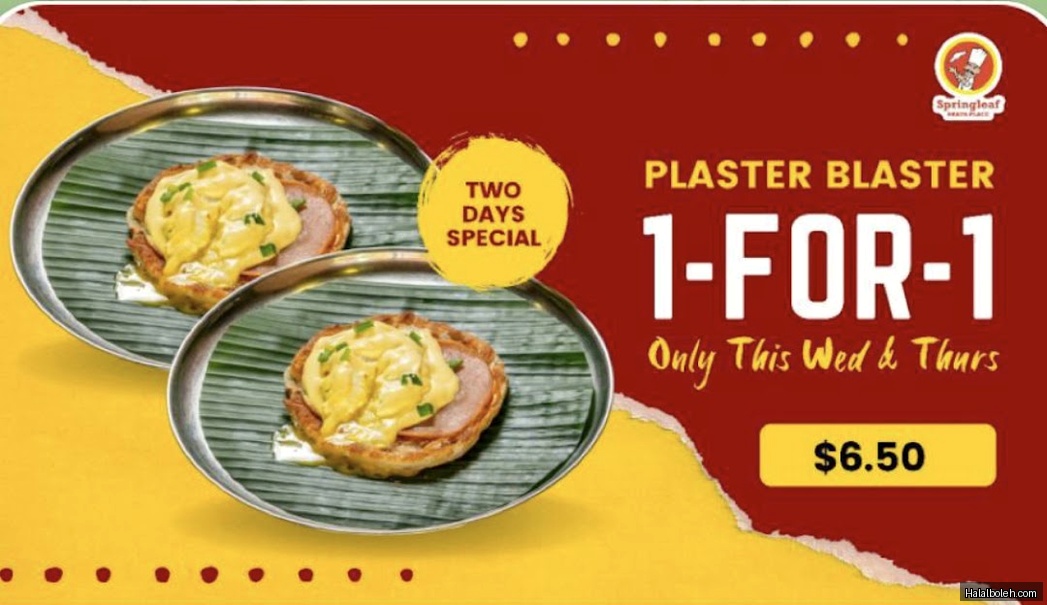 Springleaf Prata Place - menu